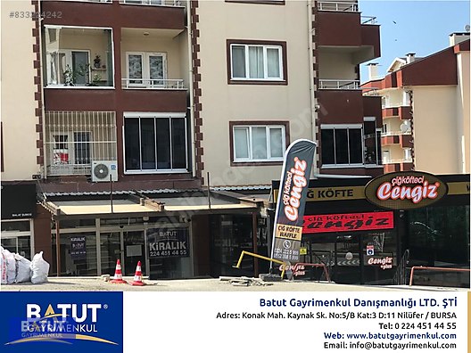 Bursa Nilufer Balat Islek Cadde Uzerin De Kiralik Dukkan Sahibinden Comda 833224242