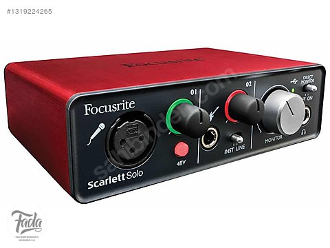 DTM・DAW Focusrite Scarlett Solo gen2 Focusrite Scarlett Solo Gen2 Ses Kartı sahibinden.comda - 1319224265