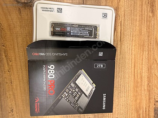 Samsung 980 PRO 2TB NVMe SSD - %100 Sağlık sahibinden.comda