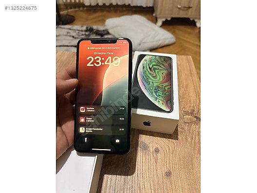 Apple / iPhone XS Max / Orginal çiziksiz yurt içi 64 gb on