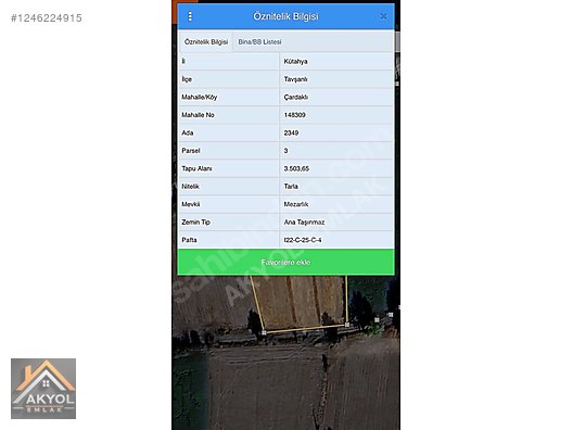 ^^AKYOL EMLAKTAN ÇARDAKLIDA İMARA 200metre SATILIK TARLA^^ #1246224915
