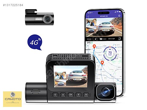 Araç İçi Kamera / AZDOME S58 3 KAMERALI 4K ARAÇ KAMERASI
