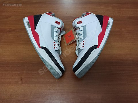 Nike Jordan 3 Retro Fire Red - Erkek Spor Ayakkabı Modelleri
