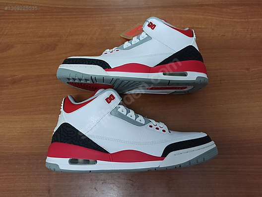 Nike Jordan 3 Retro Fire Red - Erkek Spor Ayakkabı Modelleri