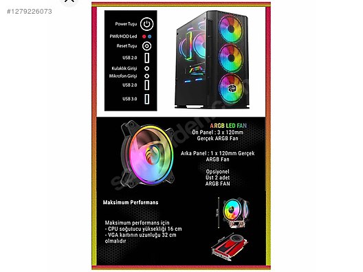 Ryzen 5 5500 32GB 1tb M.2 SSD RTX3050 23.8