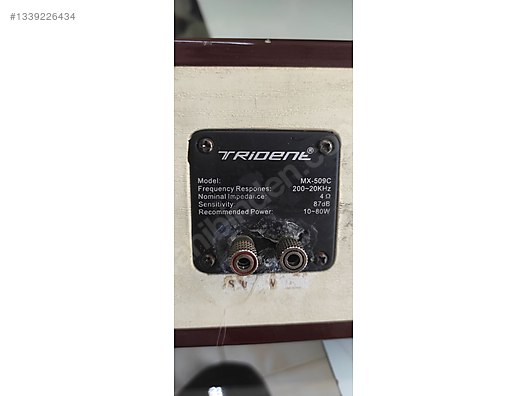 TRİDENT MX 509 200-20LHZ - İkinci El Trident Set Hoparlörü
