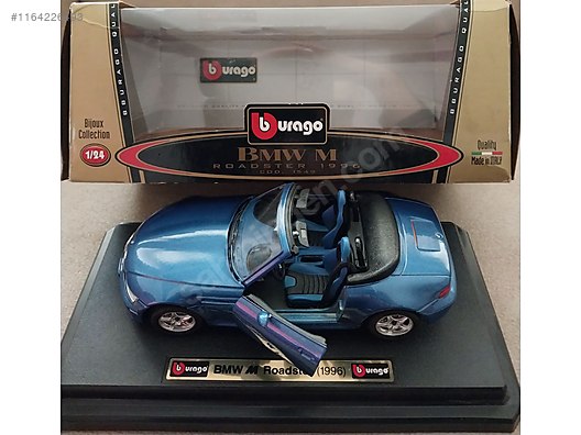 İtalyan Burago BMW M Roadster 1996 1/24 at sahibinden.com - 1164226493