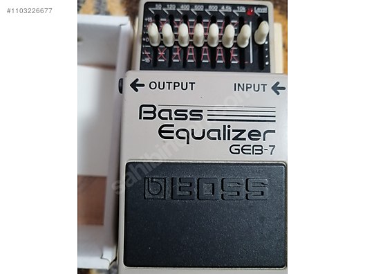 Boss GEB-7 Equalizer Pedal Urun Sıfır Ayarında - Efekt Pedalı ve