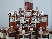doğal ardahan süzme çiçek balı