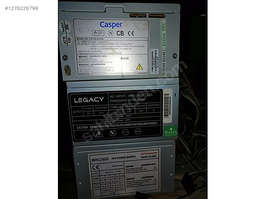 İkinci El ve Sıfır Alışveriş / Bilgisayar / Masaüstü / Donanım / Güç Kaynağı