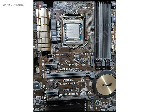 i7 4790K、ASUS H97I-PLUS、DDR3 16GBセット Asus H97 Plus İ7 4790 16GB RAM DDR3 SET sahibinden.comda - 1319226984