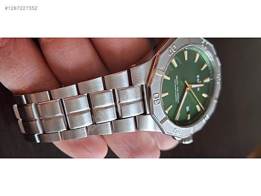 Edox / Edox 53021-3M-VIDU Yeşil Kadran Sıfır Ayarında Kusursuz on