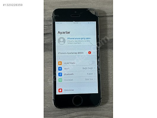 iPhone SE 1. Nesil (2016) - 32 GB Space Gray (TR Cihazı