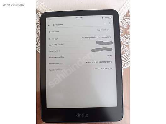 Kindle paperwhite 12. nesil 16 GB kusursuz - Amazon Kindle Kitap