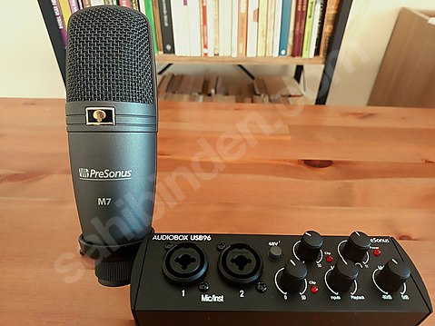 Personus Ses kartı ve mikrofonu