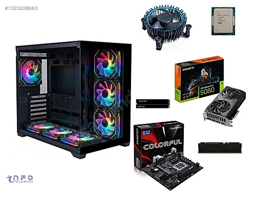 Intel Core i5 Hazır Sistem Oyuncu Masaüstü Bilgisayar - 1323228663