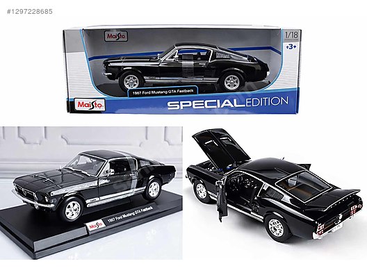 1967 Ford Mustang Maisto 1:18 Ölçek Araç Sıfır Kutu on sahibinden
