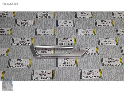 NİSSAN QASHQAİ J12 2024- ARKA SOL TAMPON NİKELAJI 85072-HN20C