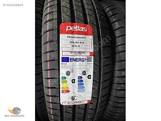 PETLAS PRIME COMFORT 205/60R16 TL 96W XL YAZ LASTİĞİ 2026