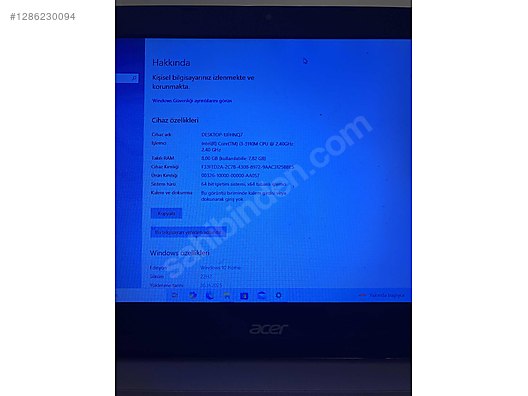 Used & Brand New Items / Computers / Laptops & Notebooks / Laptops / Acer