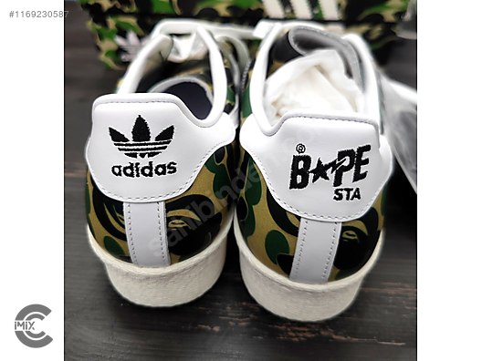 Bape x Adidas Superstar 80s Bape ABC Camo Green GZ8981 Erkek Spor Ayakkab Modelleri 1169230587