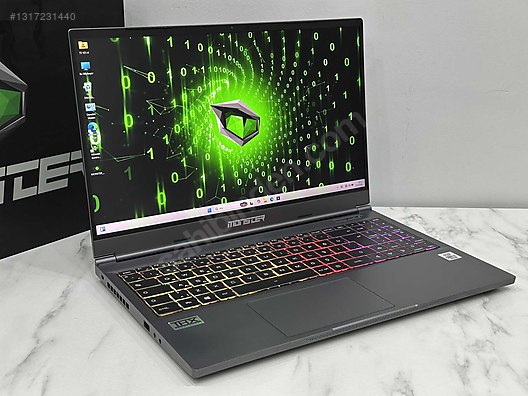 Monster / MONSTER TULPAR RTX3060 6GB 192BIT 16GB RAM 512GBSSD 2K
