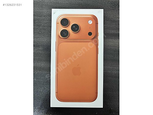 Apple / iPhone 17 Pro / IPHONE 17 PRO 256GB KOZİK TURUNCU KAPALI