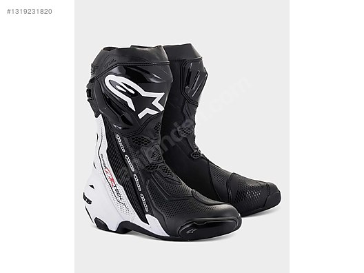 Alpinestars supertech r bot siyah beyaz 42 numara - Erkek Bot