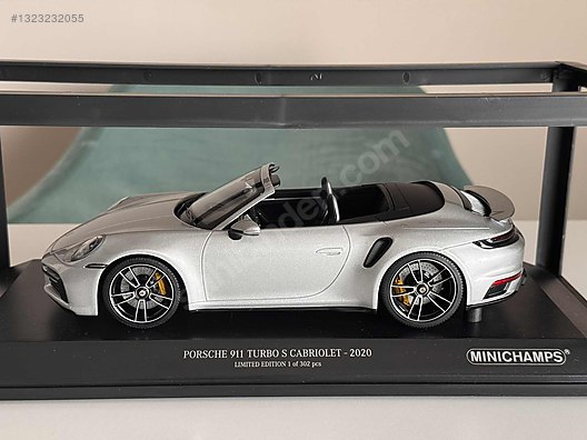 HATASIZ SIFIR MINICHAMPS PORSCHE 911 Turbo S Cabriolet 1/18 on