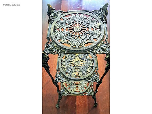 Orijinal Mete Bronz Yuksek Sehpa Takimi Alisveris Sifir Ikinci El Urunlerle Sahibinden Com Da 868232382