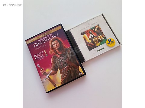 Cesur Yürek - Braveheart DVD + Yabancı İskoç müzikleri Cd Hediye