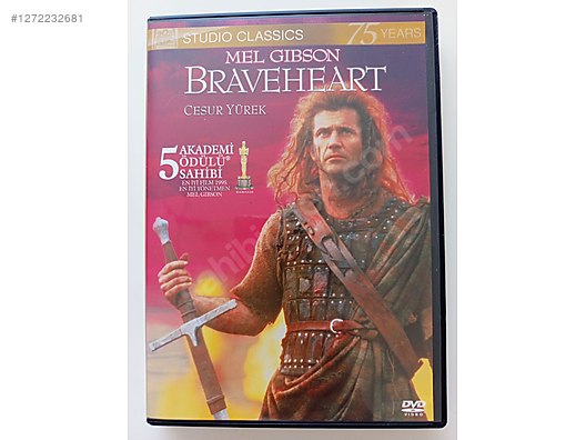 Cesur Yürek - Braveheart DVD + Yabancı İskoç müzikleri Cd Hediye
