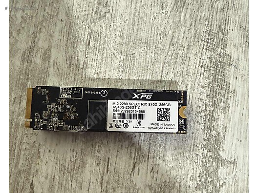 XPG Spectrix S40G 256 GB sahibinden.comda - 1344232821
