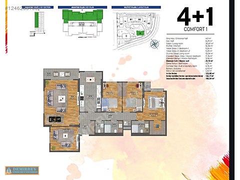 YENİ PROJE TUAL COMFORT SATILIK 4+1 BORÇSUZ DAİRE