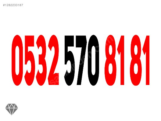 Used & Brand New Items / Cell Phones & Accessories / Phone Numbers & SIM Cards / Turkcell