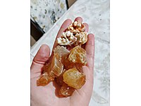 SARI SİTRİN TAŞI HAM PARLAK İŞLENMEMİŞ