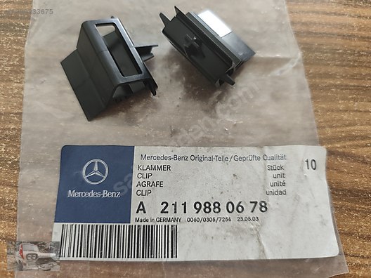 MERCEDES W211 MAŞPİYEL KLİPSİ ORJİNAL A2119880678 - İlan ve