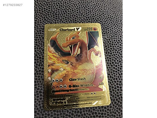 Game Cards / Gold Charizard V pokemon kart pazarlk mevcuttur on  sahibinden.com - 1279233827