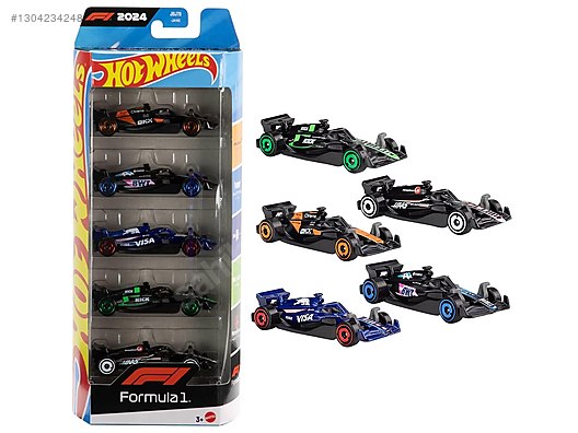 HotWheels F1 5li Set Lisanslı Formula One Sıfır JEJ78 KAPALIKUTU