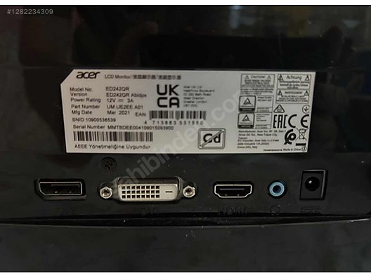 İkinci El ve Sıfır Alışveriş / Bilgisayar / Monitör / LED & LCD Monitör