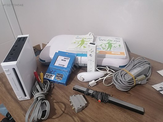 Nintendo wii oyun konsolu ve wii fit plus orjinal oyunu sahibinden