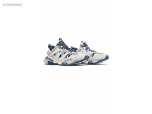 Balenciaga 542023 W1GC4 Mavi Beyaz 41 Faturalı Orjinal - Erkek