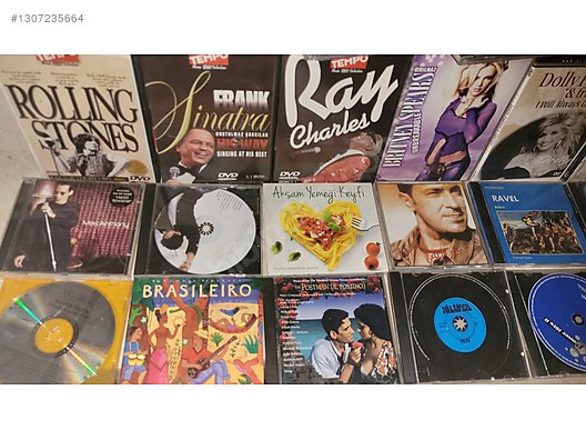 Orijinal Müzik CD leri (56 tane + Hediyeleri) (Toplu satış