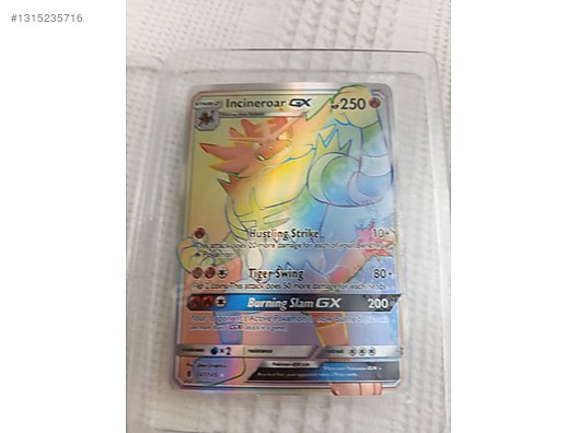 incineroar gx pokemon card value Incineroar GX 147/145 Rainbow Rare PSA 10 Gem Mint Card (Guardians Ris —  Titan Cards Ltd main image 0