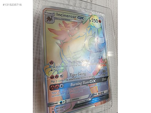 Game Cards / Incineroar GX pokemon on sahibinden.com - 1315235716