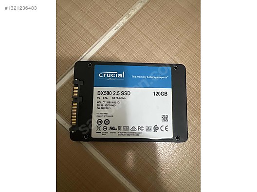 Ssd crucial 120gb 2.5 inç sahibinden.comda - 1321236483