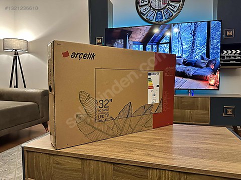Arçelik 32 inç HD Dahili Uydulu TV Sıfır Kapalı Kutu - Sıfır