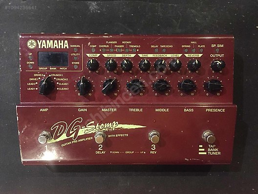 Yamaha DG Stomp-guitar pre amplifier with effects - Efekt Pedalı