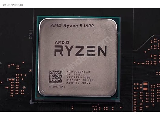TEMİZ SORUNSUZ RYZEN 5 1600 AF sahibinden.comda - 1267236648