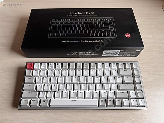 Keyur 2 Keychron K2 V2 %75 Alüminyum Kasa Kırmızı Switch sahibinden.comda ...